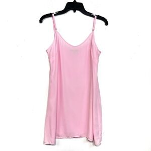 SALONI Women’s Adjustable Spaghetti Strap Slip Inner Dress In Green Size 10